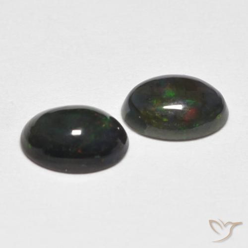Gemme di Opale Multicolore naturale da 0.85 ct, Ovale, Opaco