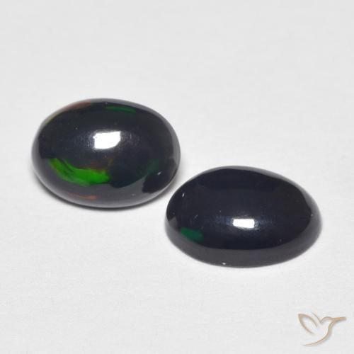 Gemme di Opale Multicolore naturale da 0.80 ct, Ovale, Opaco