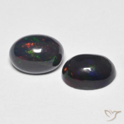 Gemme di Opale Multicolore naturale da 0.93 ct, Ovale, Opaco
