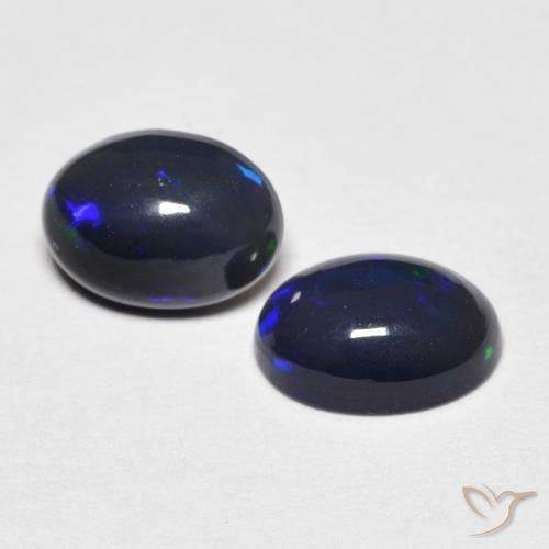 Gemme di Opale Multicolore naturale da 0.97 ct, Ovale, Opaco