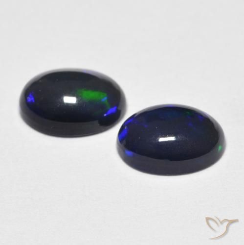 Gemme di Opale Multicolore naturale da 0.97 ct, Ovale, Opaco