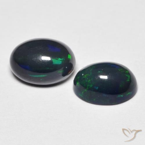 Gemme di Opale Multicolore naturale da 1.21 ct, Ovale, Opaco