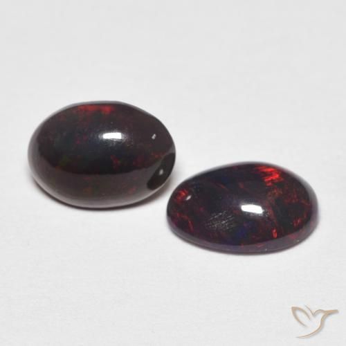Gemme di Opale Multicolore naturale da 0.72 ct, Ovale, Opaco