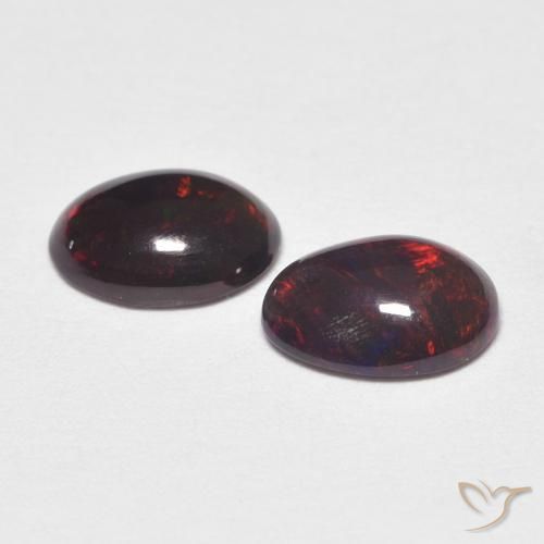 Gemme di Opale Multicolore naturale da 0.72 ct, Ovale, Opaco