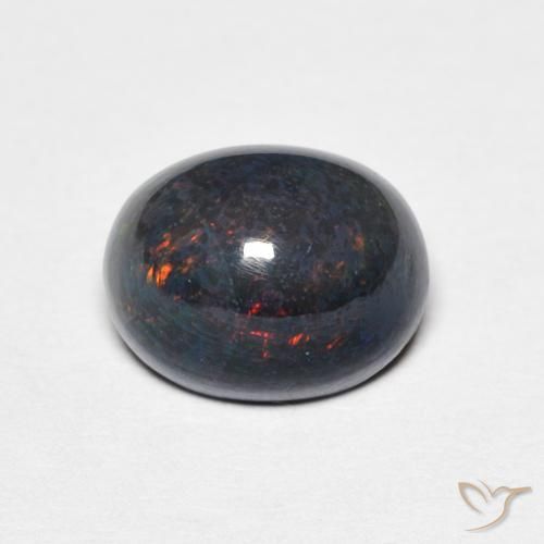 1.15ct Naturale Multicolore Opale, Ovale, Opaco