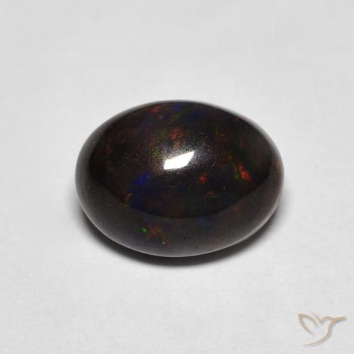 1.29ct Naturale Multicolore Opale, Ovale, Opaco