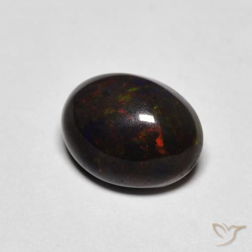 Opale Multicolore naturale da 1.29 ct, Ovale, Opaco