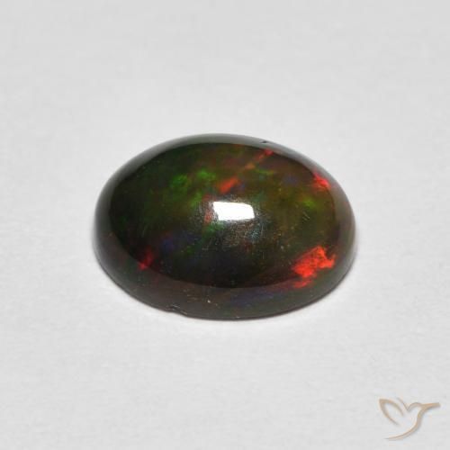 Opale Multicolore naturale da 1.25 ct, Ovale, Opaco
