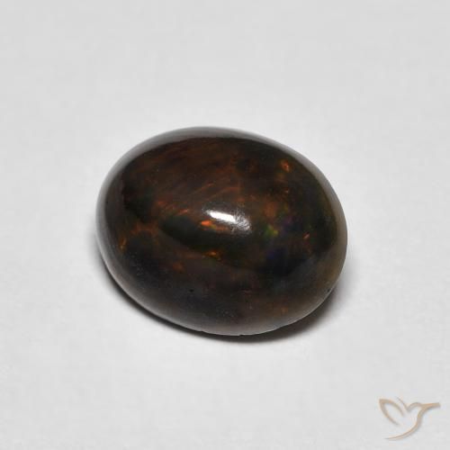 Opale Multicolore naturale da 1.08 ct, Ovale, Opaco