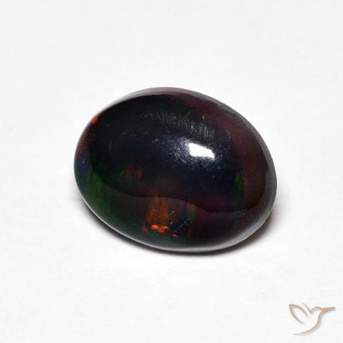 Opale Multicolore naturale da 0.97 ct, Ovale, Opaco