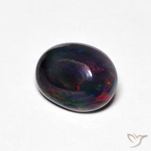 Opale Multicolore naturale da 0.61 ct, Ovale, Opaco