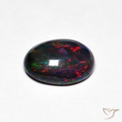 Opale Multicolore naturale da 0.61 ct, Ovale, Opaco