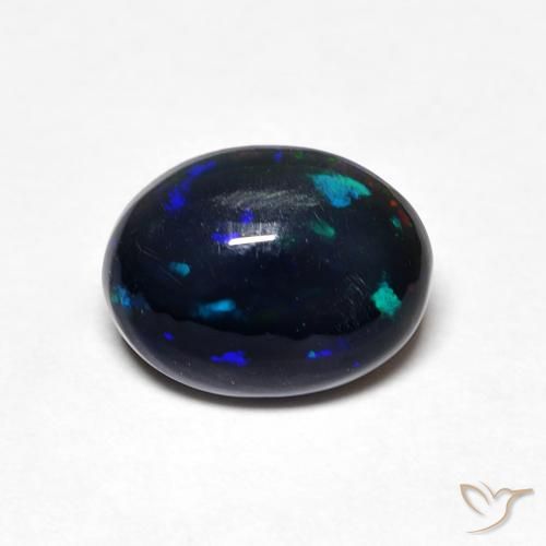 0.99ct Naturale Multicolore Opale, Ovale, Opaco