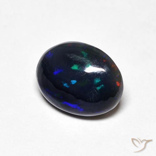 Opale Multicolore naturale da 0.99 ct, Ovale, Opaco