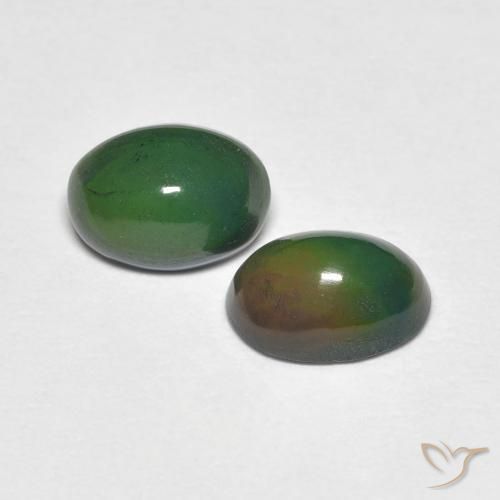 Gemme di Opale Multicolore naturale da 1.08 ct, Ovale, Opaco