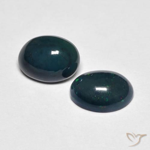 Gemme di Opale Multicolore naturale da 1.36 ct, Ovale, Opaco
