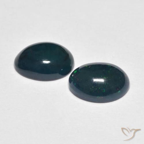 Gemme di Opale Multicolore naturale da 1.36 ct, Ovale, Opaco