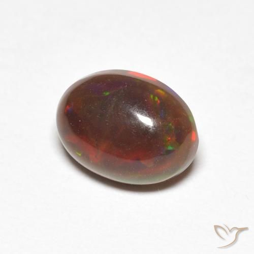 Opale Multicolore naturale da 1.10 ct, Ovale, Opaco