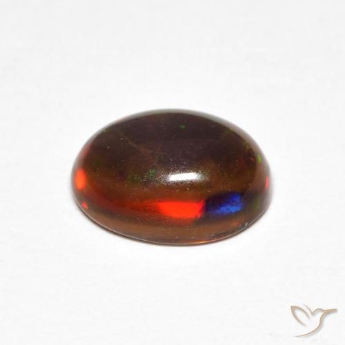 Opale Multicolore naturale da 1.10 ct, Ovale, Opaco