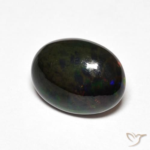 Opale Multicolore naturale da 2.45 ct, Ovale, Opaco
