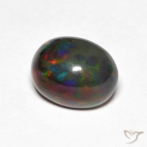 Opale Multicolore naturale da 1.40 ct, Ovale, Opaco