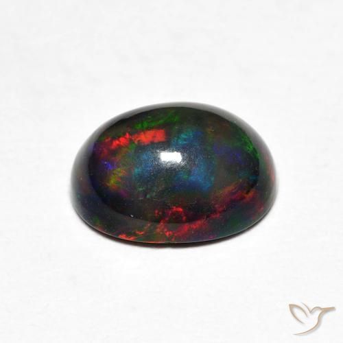 Opale Multicolore naturale da 1.40 ct, Ovale, Opaco