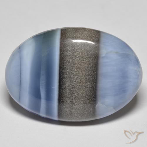 28.42ct Naturale Multicolore Opale, Ovale, Opaco