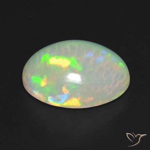 Opale Multicolore naturale da 3.28 ct, Ovale, Trasparente