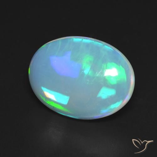 Opale Multicolore naturale da 3.56 ct, Ovale, Trasparente