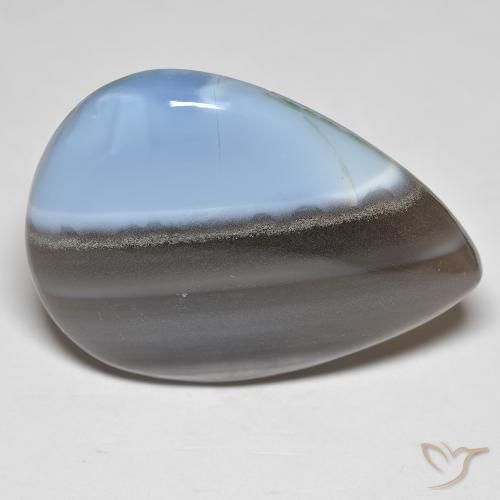 34.61ct Naturale Multicolore Opale, Forma a pera, Opaco