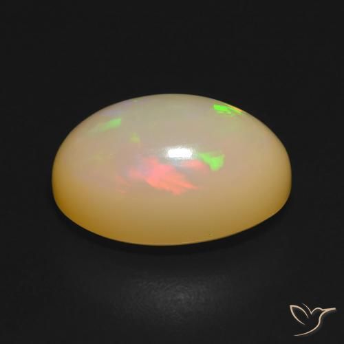 Opale Multicolore naturale da 5.52 ct, Ovale, Traslucido