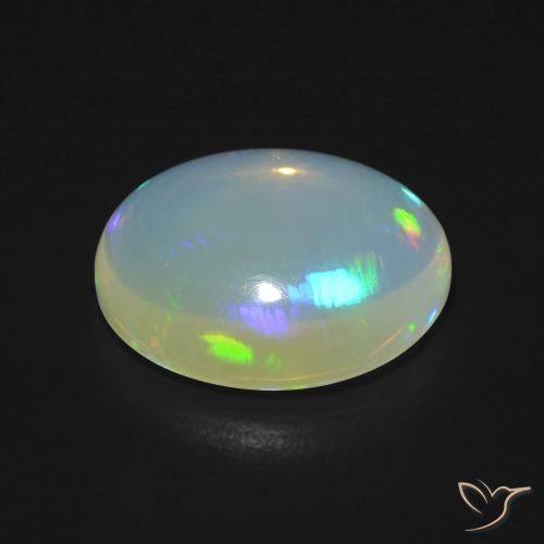 Opale Multicolore naturale da 4.24 ct, Ovale, Trasparente