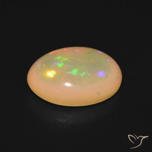 Opale Multicolore naturale da 2.58 ct, Ovale, Traslucido
