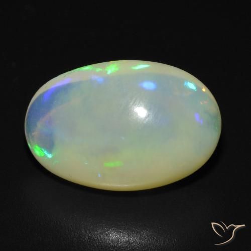 3.33ct Naturale Multicolore Opale, Ovale, Trasparente