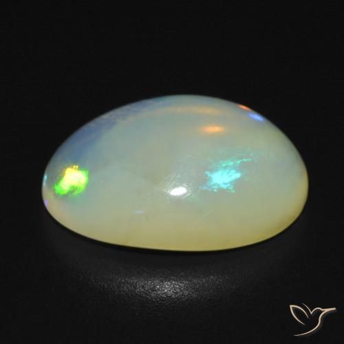Opale Multicolore naturale da 3.33 ct, Ovale, Trasparente