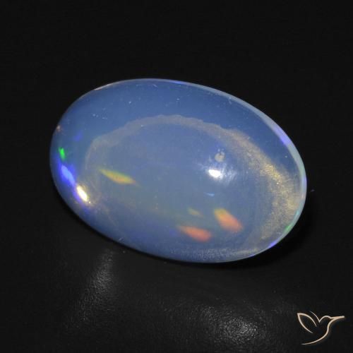 Opale Multicolore naturale da 2.54 ct, Ovale, Trasparente