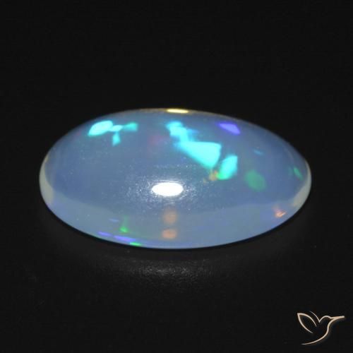 Opale Multicolore naturale da 2.54 ct, Ovale, Trasparente