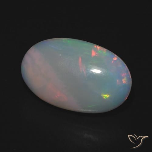 Opale Multicolore naturale da 3.93 ct, Ovale, Traslucido