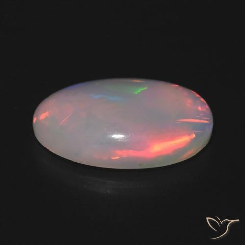 Opale Multicolore naturale da 3.93 ct, Ovale, Traslucido