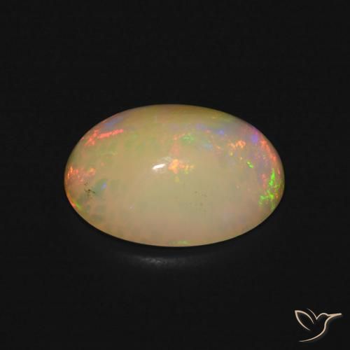 Opale Multicolore naturale da 3.96 ct, Ovale, Traslucido
