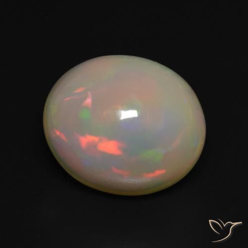 Opale Multicolore naturale da 4.97 ct, Ovale, Traslucido
