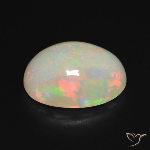Opale Multicolore naturale da 5.15 ct, Ovale, Traslucido