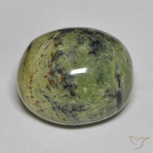 11.80ct Naturale Terra Verde Opale, Ovale, Opaco, Photo A