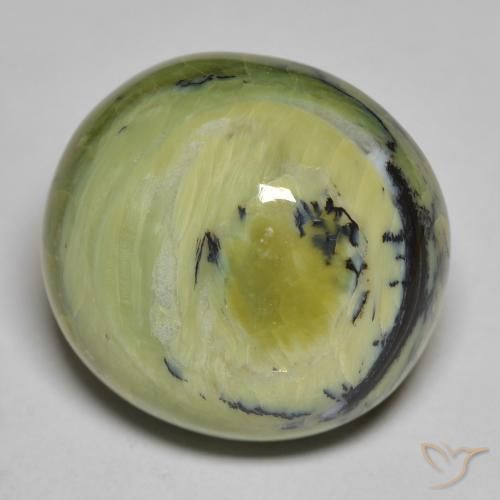 Opale Verde medio naturale da 24.39 ct, Ovale, Opaco