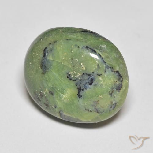Opale Verde caldo naturale da 10.16 ct, Ovale, Opaco