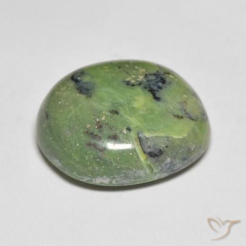 Opale Verde caldo naturale da 10.16 ct, Ovale, Opaco