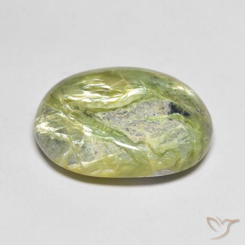 Opale Terra Verde naturale da 11.93 ct, Ovale, Opaco
