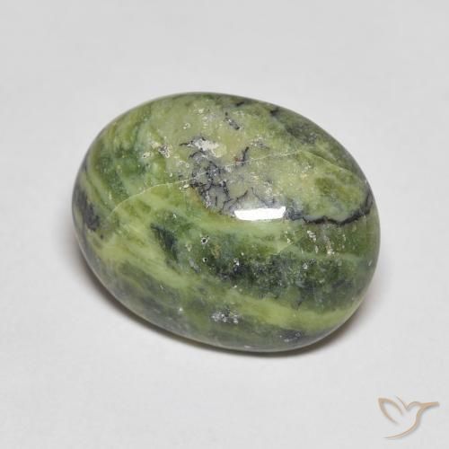 Opale Terra Verde naturale da 6.20 ct, Ovale, Opaco