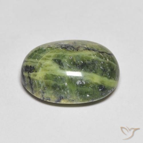 Opale Terra Verde naturale da 6.20 ct, Ovale, Opaco