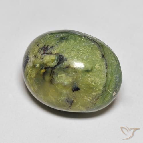 Opale Verde caldo naturale da 13.83 ct, Ovale, Opaco